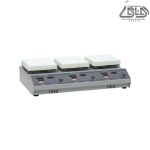 هات پلیت استیرر دیجیتال سه خانه مدل HSD150-03P محصول شرکت MTOPS - هات پلیت مگنت - هیتر استیرر - MTOPS ام تاپس