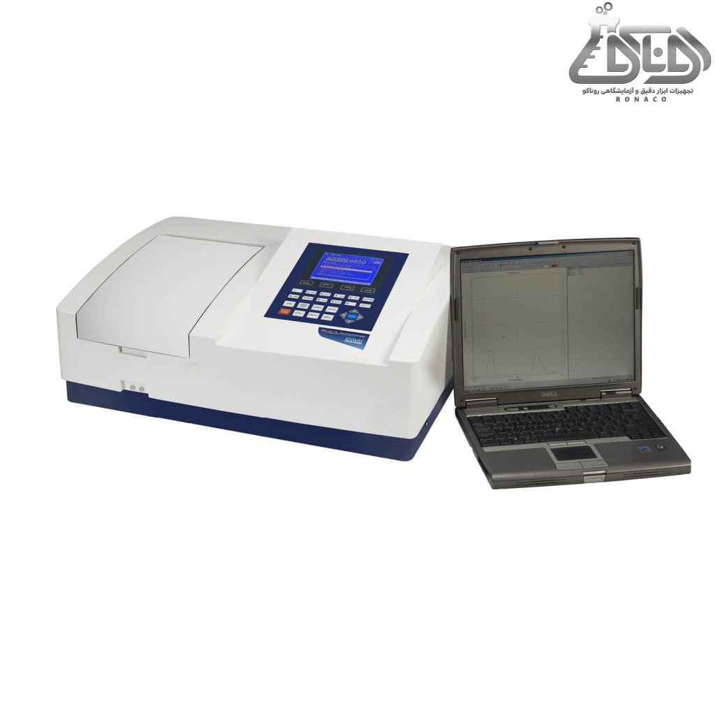 اسپکتروفتومتر UV VIS مدل 6850 به همراه رایانه