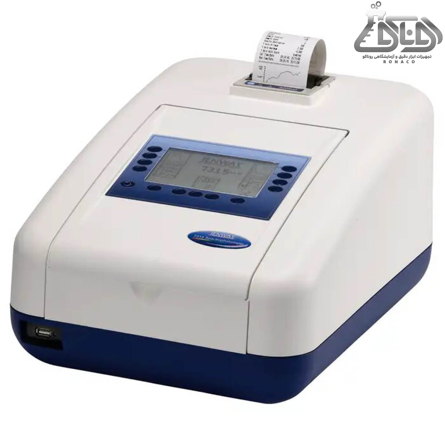 اسپکتروفتومتر UV VIS (مرئی - فرابنفش) تک پرتویی دیجیتال 7310 برند JENWAY (جنوی) در رنج 320 تا 1000nm با پهنای باند 5nm اندازه گیری میکند. اسپکتروفتومتر UV VIS (مرئی - فرابنفش) تک پرتویی دیجیتال 7310 برند JENWAY (جنوی) در رنج 320 تا 1000nm با پهنای باند 5nm اندازه گیری میکند.