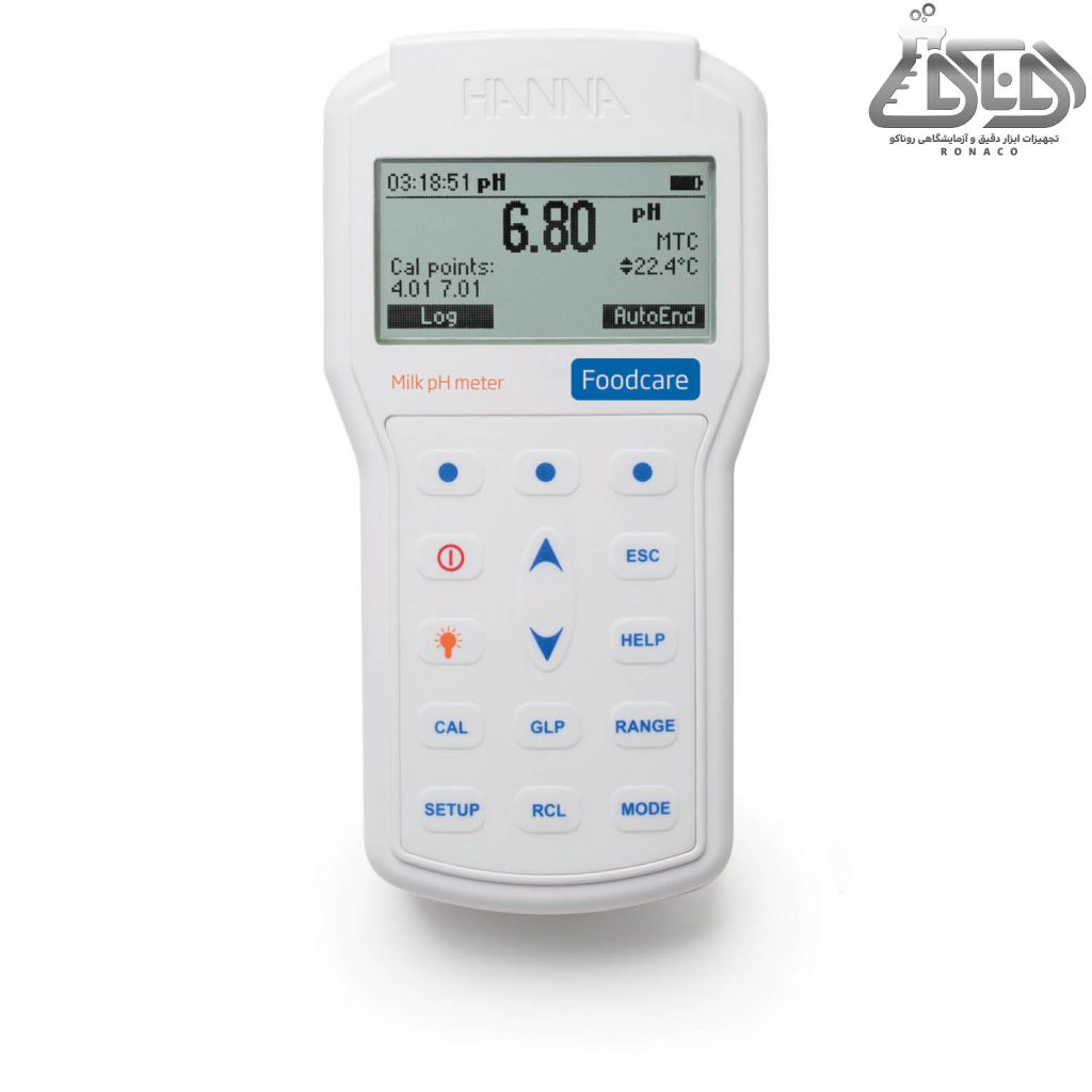 پی اچ و ORP متر تخصصی پرتابل شیر مدل HI98162 برند HANNA یک PH (پی اچ) و ORP متر پرتابل-قابل حمل، مقاوم و ضد آب است که PH با استفاده از الکترود تخصصی FC1013 ب.