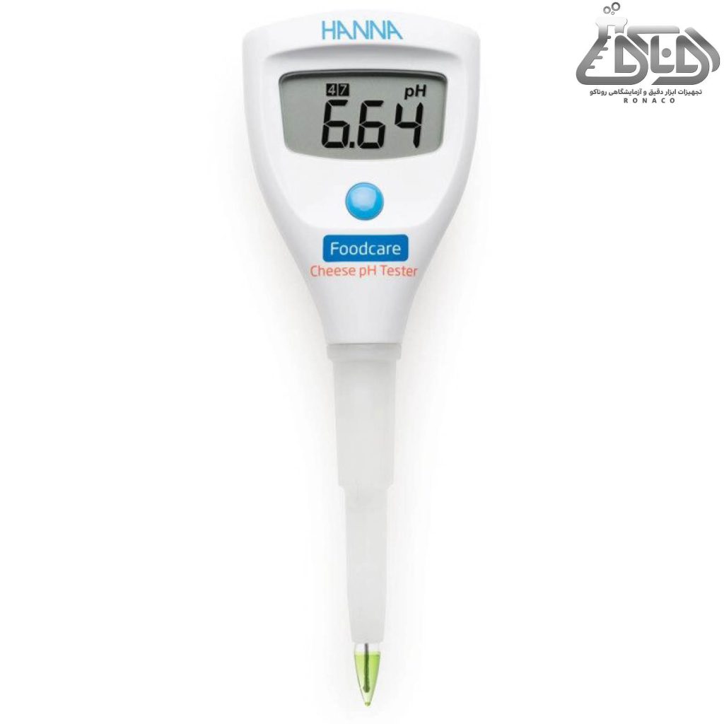 پی اچ متر قلمی پنیر مدل HI981032 محصول کمپانی HANNA (هانا) قابلیت اندازه گیری میزان اسیدیته یا pH در بازه 0.00 تا 12.00pH با دقت 0.01pH را دارد.