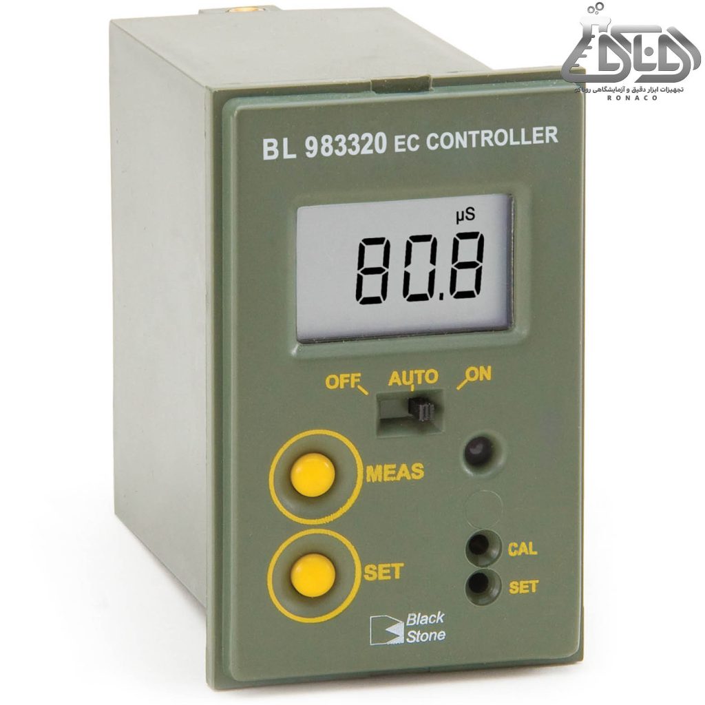 هدایت سنج (EC متر) آنلاین-تابلویی مدل BL983320 کمپانی HANNA (هانا) برای کنترل دائم نمونه در بازه 0.0 تا 199.9µS-cm با دقت 0.1µScm طراحی شده است.