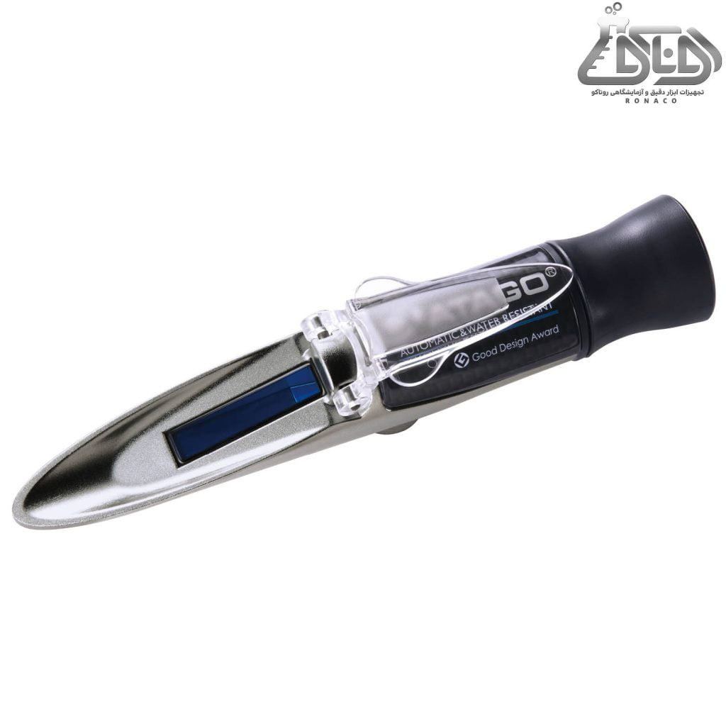 رفراکتومتر چشمی قلمی Master - 53a محصول محبوب ترین انکسار سنج قابل حمل آنالوگ کمپانی ژاپنی آتاگو (Atago) درصد بریکس را در بازه 0 تا 53 درصد