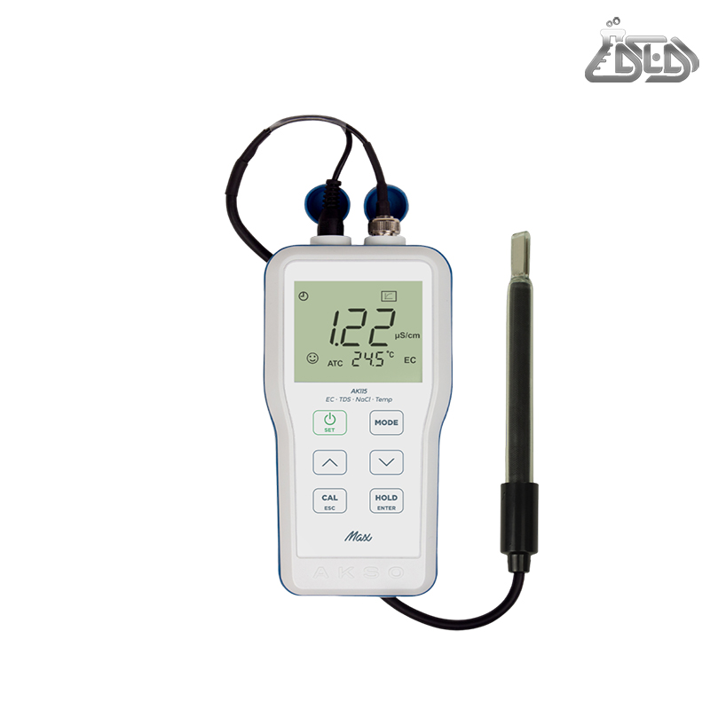 هدایت سنج و سختی سنج پرتابل مدل AK115 محصول کمپانی AKSO