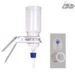 قیف فیلتراسیون شیشه ای مدل VF محصول کمپانی ROCKER مدل های VF15 و VF16 به حجم 1000 میلی لیتر با ساپورت فیلتر استیل