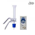 قیف فیلتراسیون شیشه ای مدل VF محصول کمپانی ROCKER مدل های VF5 و VF8 به حجم 15 میلی لیتر با ساپورت فیلتر استیل