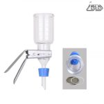 قیف فیلتراسیون شیشه ای مدل VF محصول کمپانی ROCKER مدل های VF6 و VF7 به حجم 300 میلی لیتر با ساپورت فیلتر استیل