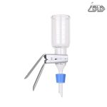 قیف فیلتراسیون شیشه ای مدل VF محصول کمپانی ROCKER مدل های VF6 و VF7 به حجم 300 میلی لیتر با ساپورت فیلتر شیشه ای